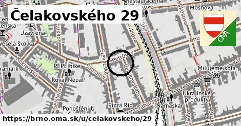 Čelakovského 29, Brno