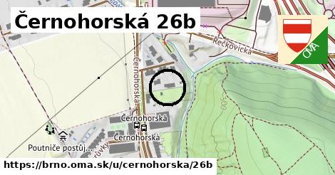 Černohorská 26b, Brno