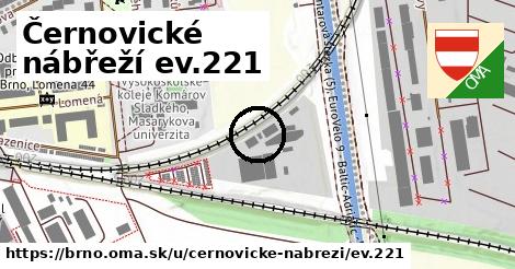 Černovické nábřeží ev.221, Brno