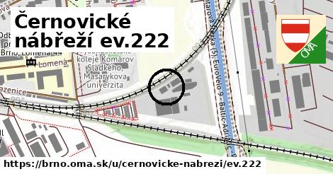 Černovické nábřeží ev.222, Brno