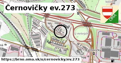 Černovičky ev.273, Brno