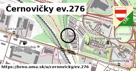 Černovičky ev.276, Brno