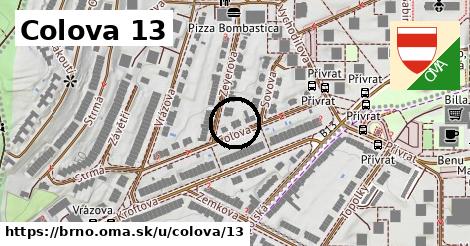 Colova 13, Brno