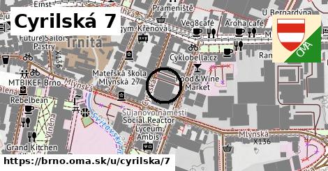 Cyrilská 7, Brno