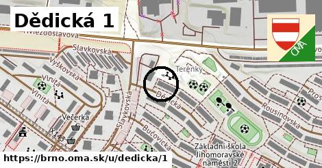 Dědická 1, Brno