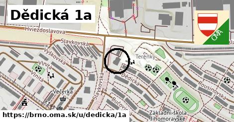 Dědická 1a, Brno