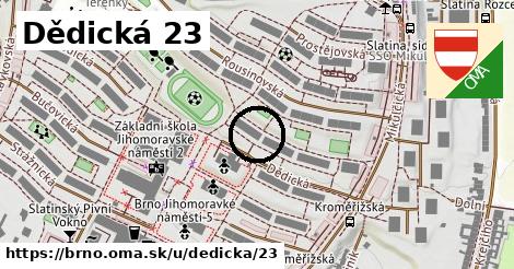 Dědická 23, Brno