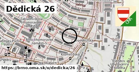 Dědická 26, Brno