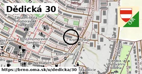 Dědická 30, Brno