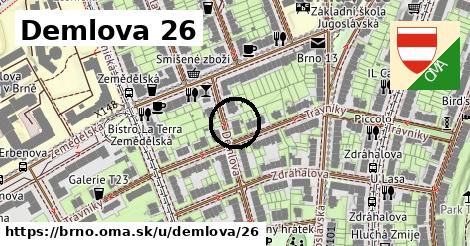 Demlova 26, Brno