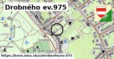 Drobného ev.975, Brno