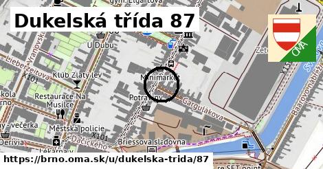 Dukelská třída 87, Brno