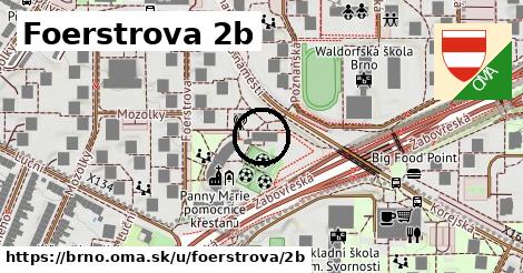 Foerstrova 2b, Brno