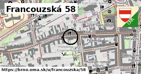 Francouzská 58, Brno