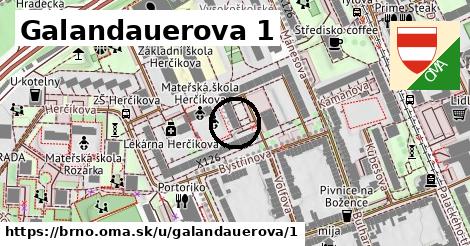 Galandauerova 1, Brno