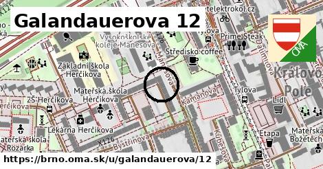 Galandauerova 12, Brno