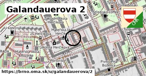 Galandauerova 2, Brno