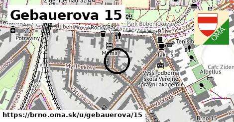 Gebauerova 15, Brno