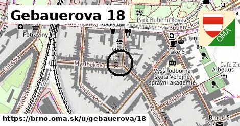 Gebauerova 18, Brno