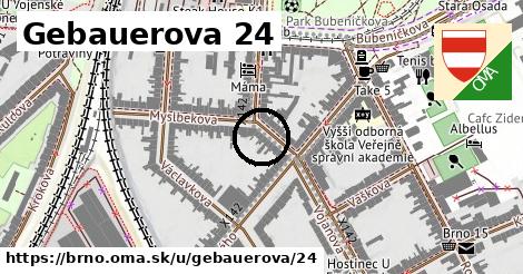 Gebauerova 24, Brno