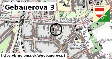 Gebauerova 3, Brno