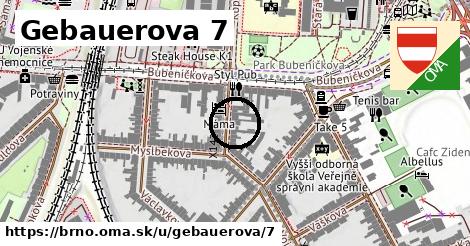 Gebauerova 7, Brno