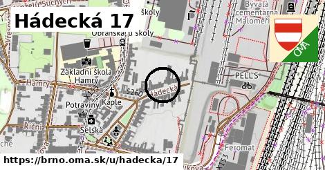 Hádecká 17, Brno