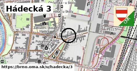 Hádecká 3, Brno