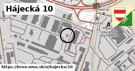 Hájecká 10, Brno
