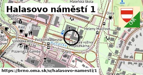 Halasovo náměstí 1, Brno