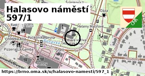 Halasovo náměstí 597/1, Brno