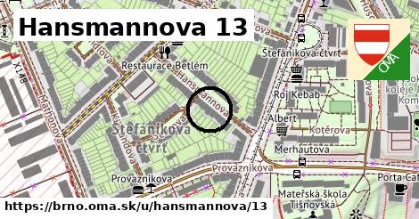 Hansmannova 13, Brno