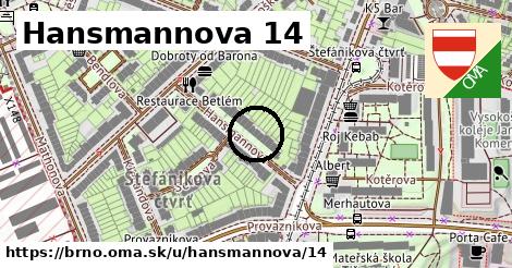 Hansmannova 14, Brno