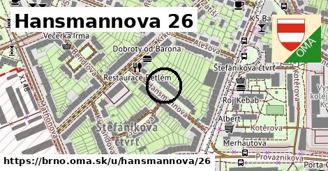 Hansmannova 26, Brno