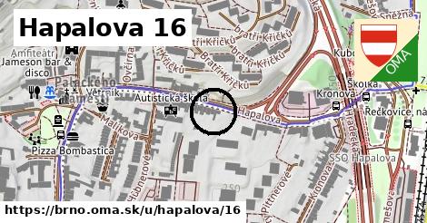 Hapalova 16, Brno
