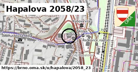 Hapalova 2058/23, Brno