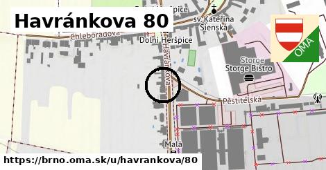 Havránkova 80, Brno