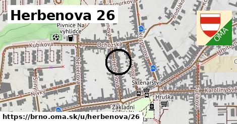 Herbenova 26, Brno