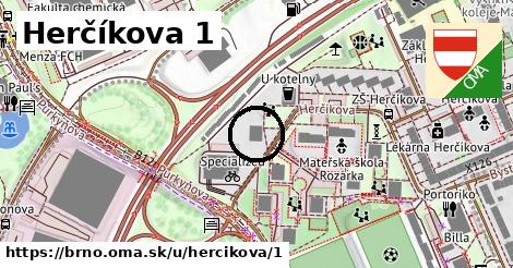 Herčíkova 1, Brno