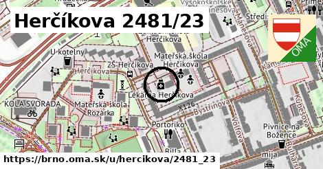 Herčíkova 2481/23, Brno
