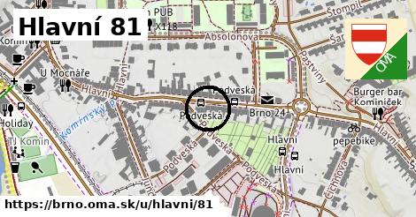 Hlavní 81, Brno