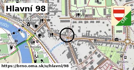 Hlavní 98, Brno