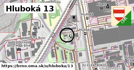 Hluboká 13, Brno