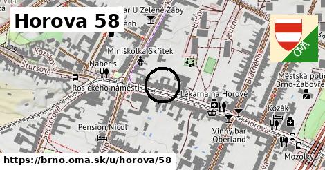 Horova 58, Brno