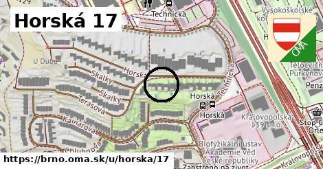 Horská 17, Brno