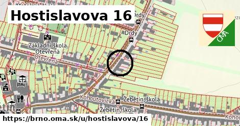 Hostislavova 16, Brno