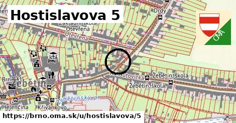 Hostislavova 5, Brno