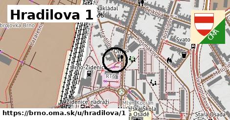 Hradilova 1, Brno