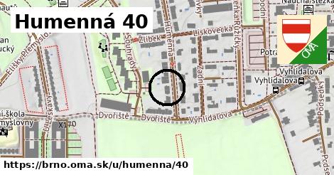 Humenná 40, Brno