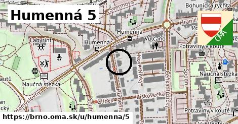 Humenná 5, Brno